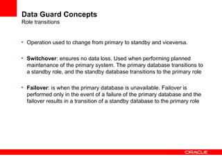 High Availability And Oracle Data Guard 11g R2 | PPT