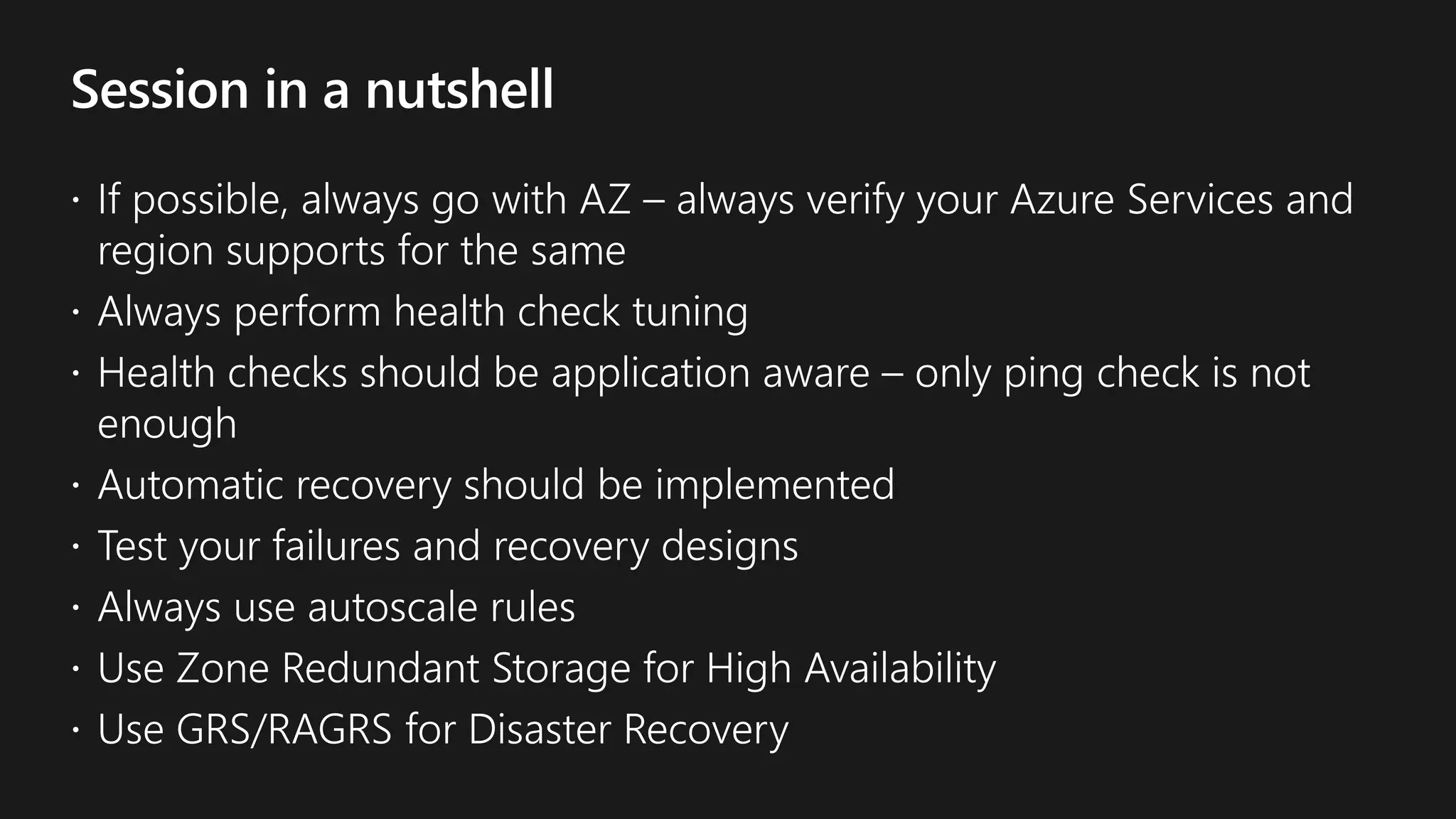 High Availability in Microsoft Azure
