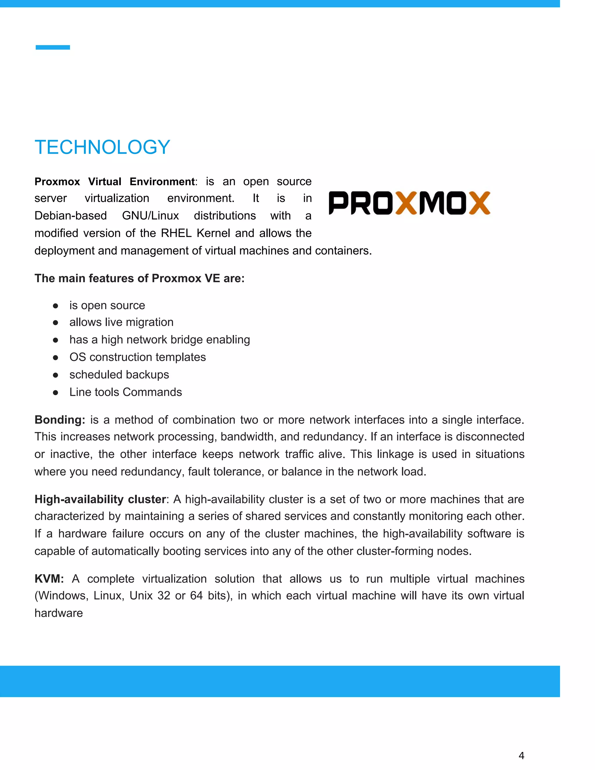 High availability virtualization with proxmox | PDF