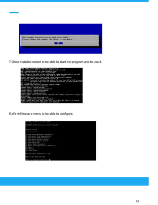  
 
7.Once installed restart to be able to start the program and to use it.
8.We will leave a menu to be able to configure.
 
 
 
52 
 