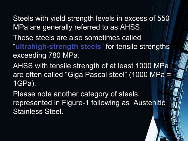 High Carbon Steels.pptx | Performance Cars | Auto Type