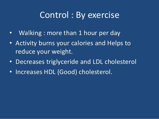 How to control High Cholesterol