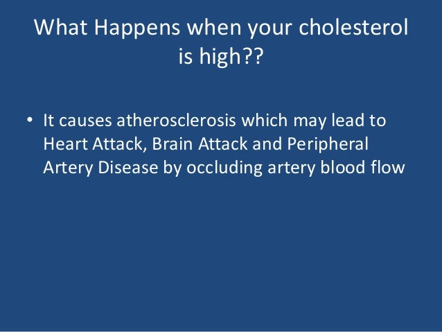 how high cholesterol control High control to Cholesterol How