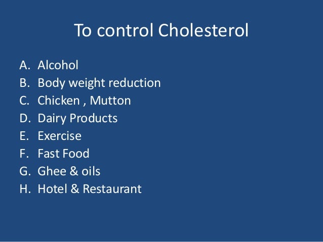 cholesterol control how high Cholesterol to How High control