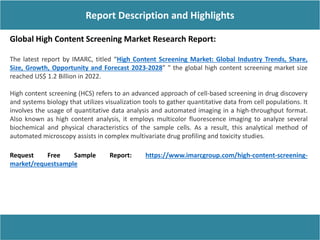 High Content Screening Market PPT: Demand, Trends and Business ...
