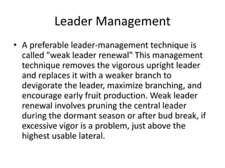 Leader Management
• A preferable leader-management technique is
called "weak leader renewal" This management
technique rem...