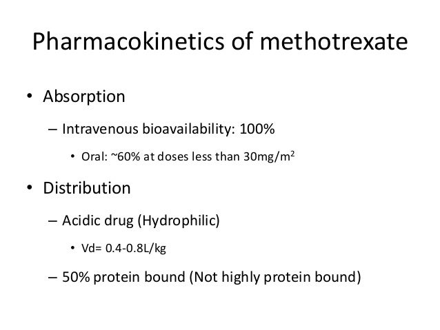 Highdose Methotrexate in Pro's and Con's of