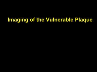 Imaging of the Vulnerable Plaque
 