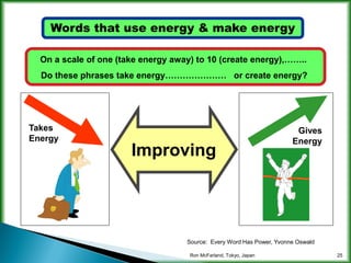 Increasing company energy