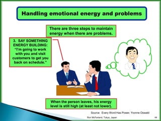 Increasing company energy
