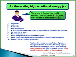 Increasing company energy