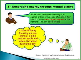 Increasing company energy