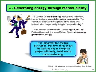 Increasing company energy