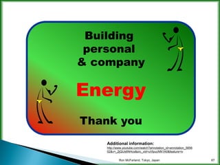 Increasing company energy