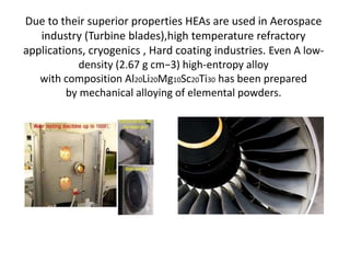 High entropy alloys | PPT