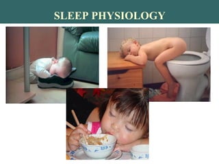 SLEEP PHYSIOLOGY
• REM favors more fluid
thinking than NREM
 