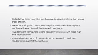Higher cognitive functions chapter 8 | PDF