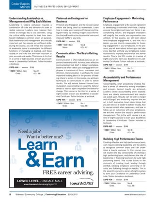 Brochure Inspiration Gallery: Higher Ed