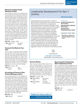 Brochure Inspiration Gallery: Higher Ed