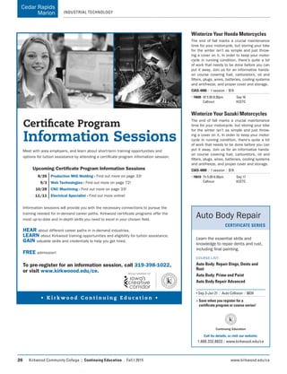 Brochure Inspiration Gallery: Higher Ed