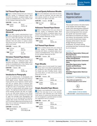 Brochure Inspiration Gallery: Higher Ed