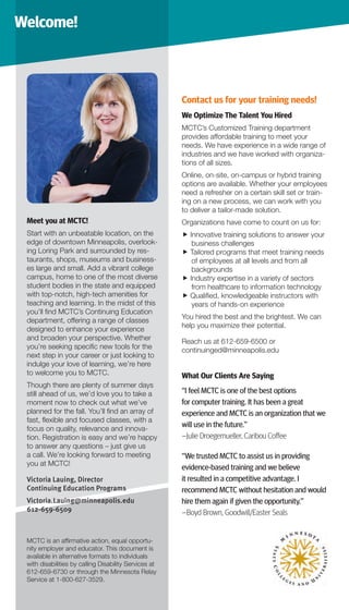 Brochure Inspiration Gallery: Higher Ed