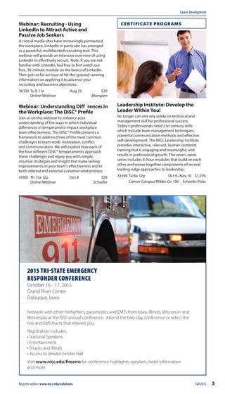 Brochure Inspiration Gallery: Higher Ed