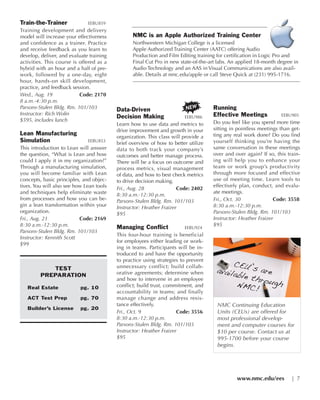 Brochure Inspiration Gallery: Higher Ed