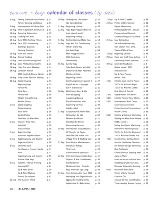 Brochure Inspiration Gallery: Higher Ed