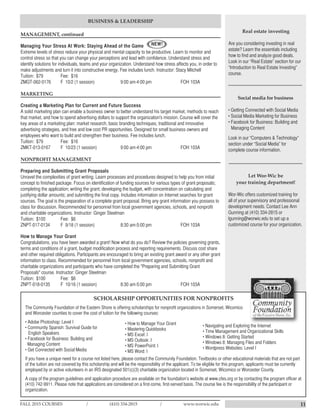 Brochure Inspiration Gallery: Higher Ed