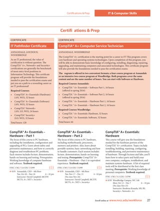 Brochure Inspiration Gallery: Higher Ed