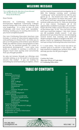 Brochure Inspiration Gallery: Higher Ed