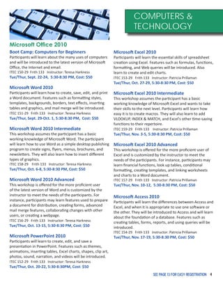 Brochure Inspiration Gallery: Higher Ed