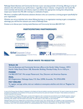 Brochure Inspiration Gallery: Higher Ed