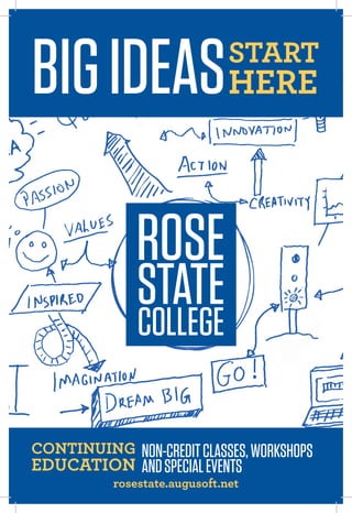 Brochure Inspiration Gallery: Higher Ed