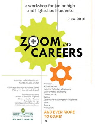 Brochure Inspiration Gallery: Higher Ed