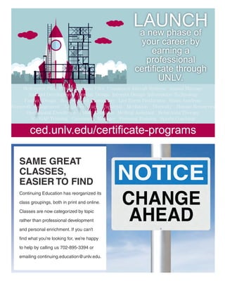 Brochure Inspiration Gallery: Higher Ed