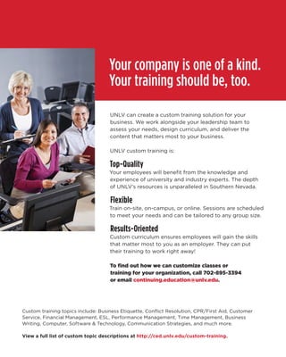 Brochure Inspiration Gallery: Higher Ed