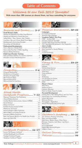 Brochure Inspiration Gallery: Higher Ed