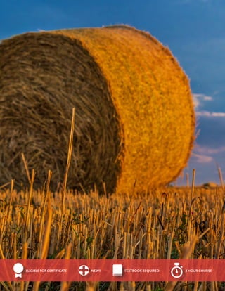 CONTINUING STUDIES • FALL 20153
ELIGIBLE FOR CERTIFICATE NEW!! TEXTBOOK REQUIRED 3 HOUR COURSE
 