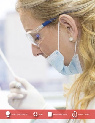 CONTINUING STUDIES • FALL 201518 CONTINUING STUDIES • FALL 20153
ELIGIBLE FOR CERTIFICATE NEW!! TEXTBOOK REQUIRED 3 HOUR COURSE
 