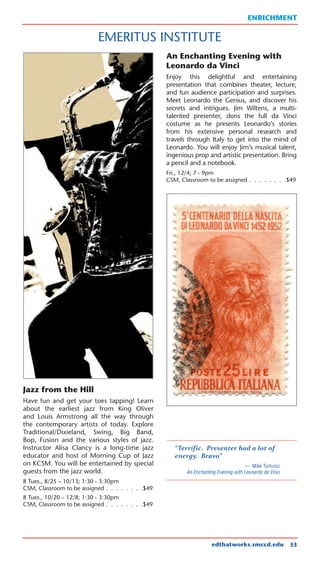 Brochure Inspiration Gallery: Higher Ed