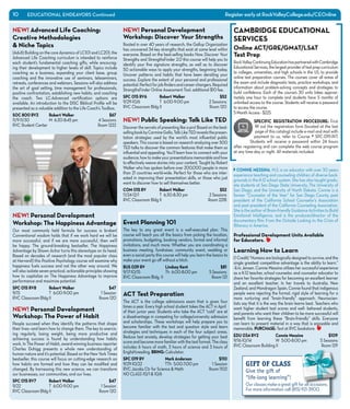 Brochure Inspiration Gallery: Higher Ed