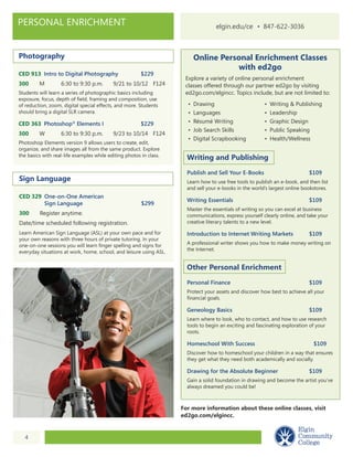 Brochure Inspiration Gallery: Higher Ed