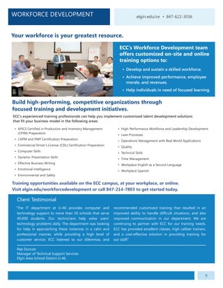 Brochure Inspiration Gallery: Higher Ed