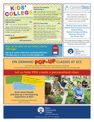 Brochure Inspiration Gallery: Higher Ed