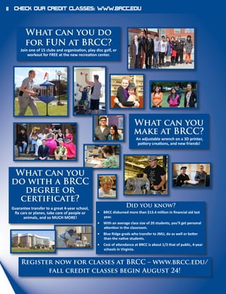 Brochure Inspiration Gallery: Higher Ed