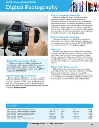 Brochure Inspiration Gallery: Higher Ed