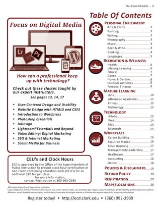 Brochure Inspiration Gallery: Higher Ed