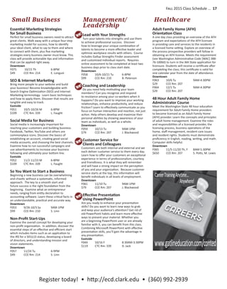 Brochure Inspiration Gallery: Higher Ed